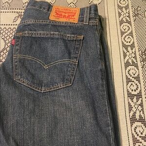 Levi's Men's Dark Blue Straight Jeans